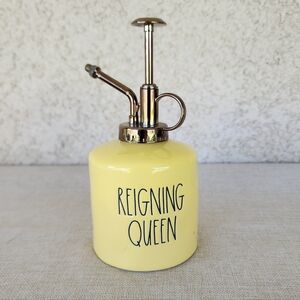 New Rae Dunn Yellow 'Reigning Queen' Plant Mister